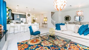 House, Multiple Beds | Living area | Foosball - Champions Gate Exec Villas- 9085hs (Davenport)