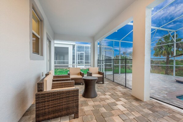 Terrace/patio - Champions Gate Exec Villas- 8823inter (Davenport)