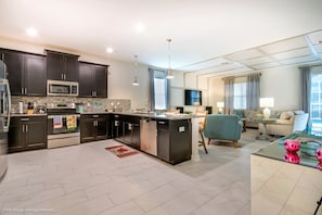 House, Multiple Beds | Private kitchen