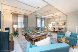 House, Multiple Beds | Living area