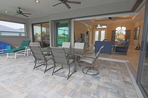 Outdoor dining - Rotonda River Villa pool home #1125 (Rotonda West)