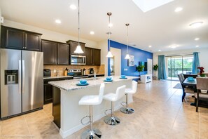 House, Multiple Beds | Private kitchen