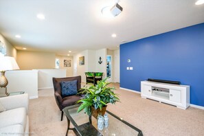 House, Multiple Beds | Living area | Flat-screen TV