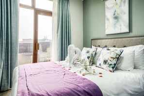 Standard Room, 1 King Bed, City View | View from room