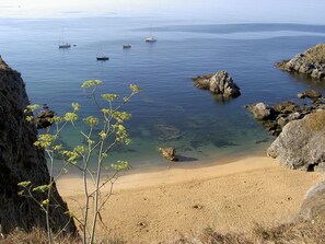 靠近海滩