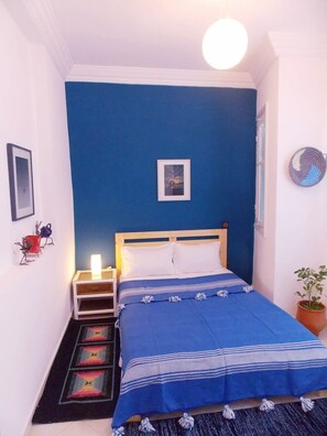 Family Apartment, 2 Bedrooms | Desk, iron/ironing board, free WiFi, bed sheets - Dar L'Hadja (El Jadida)