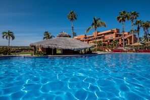 Outdoor pool, a heated pool - Spacious Open Floor plan-3 Bedroom 3 Bath-New Pickle ball Courts (Los Cabos)