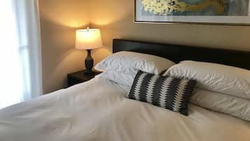 2 bedrooms, iron/ironing board, travel crib, WiFi
