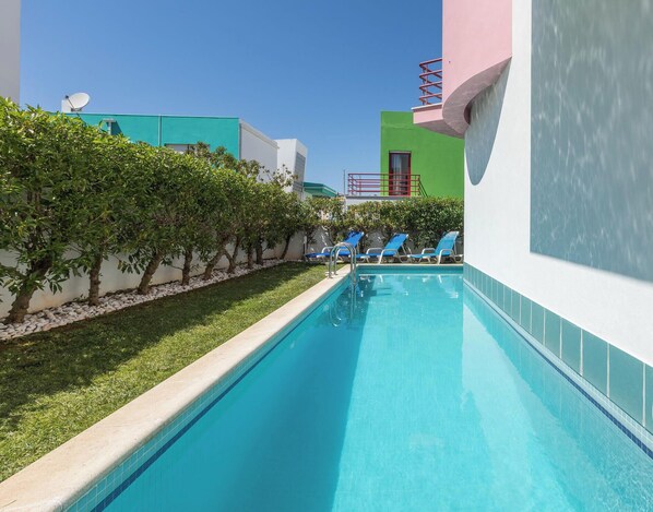 Pool - Villa with private pool, garden, terrace and sea views (Albufeira)