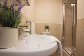 Shower, hair dryer