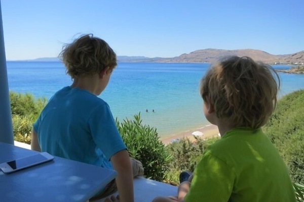 Nearby view on the way to beach.