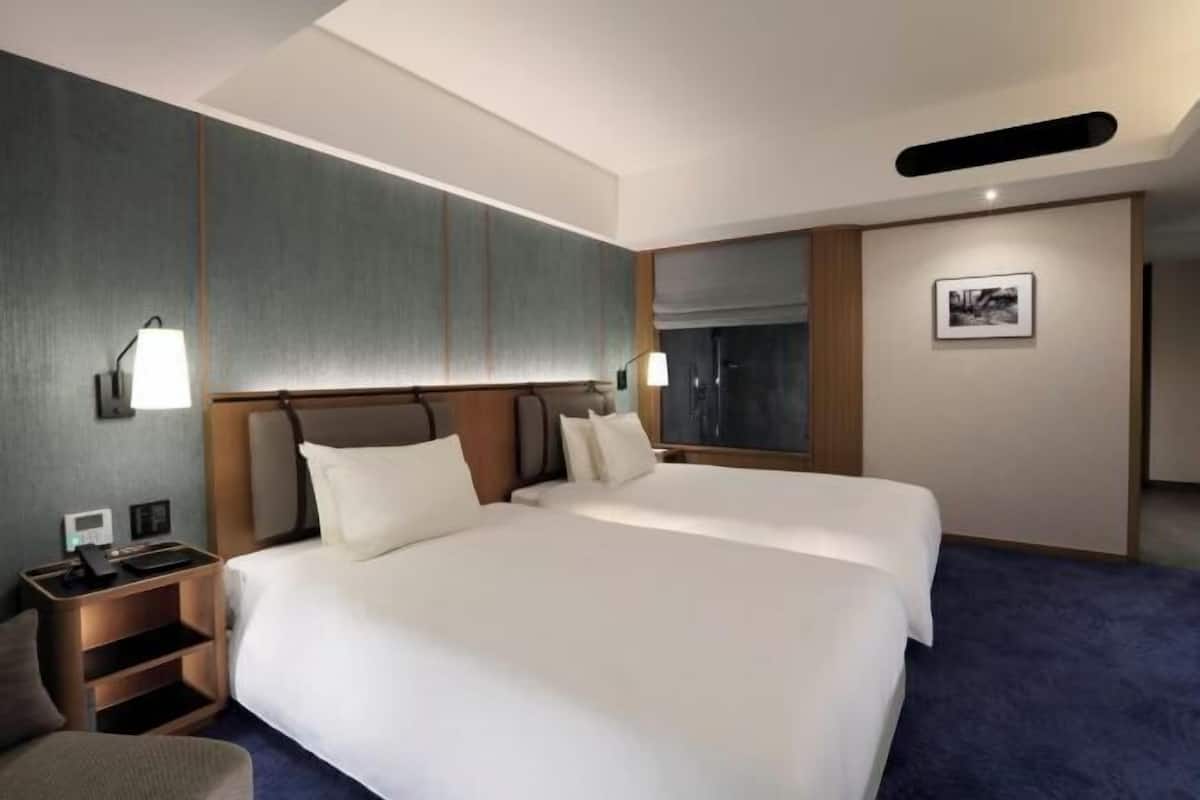1 slaapkamer, luxe beddengoed, een gratis minibar, een kluis op de kamer