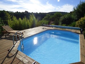 Outdoor pool - Quiet and ALL COMFORT, ideal for CURISTS, TERRACE and SWIMMING POOL not overlooked (Bédarieux)