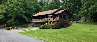 Log cabin nestled beside Chiques Creek in historic Lancaster County