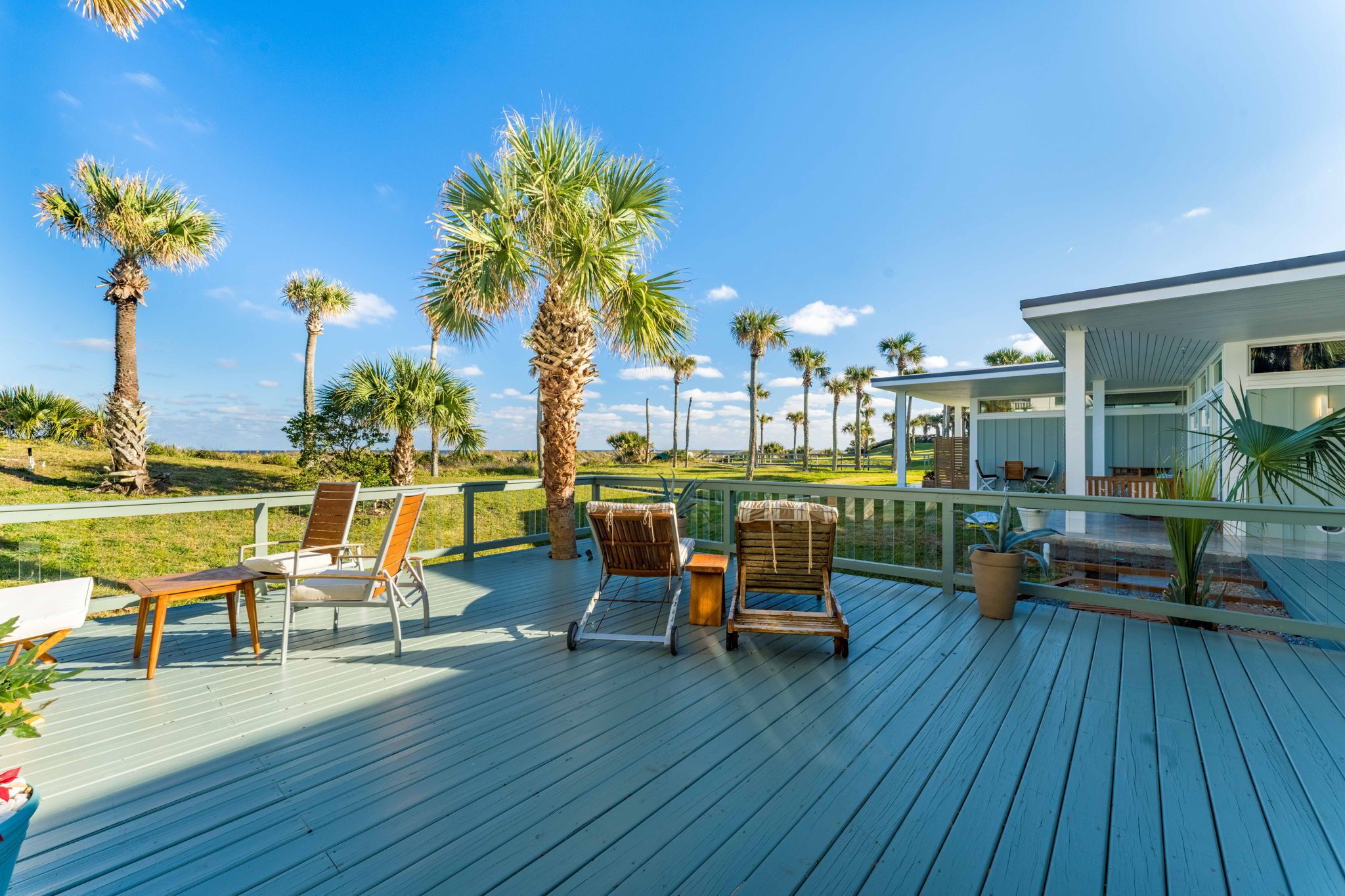 Private ground floor oceanfront condo at The Atlantic Beach Estate 