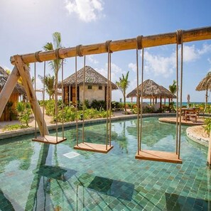 Outdoor pool - THE GRAND BLISS ONE BEDROOM SUITE (playa del carmen)