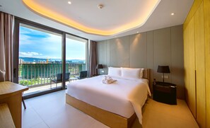 Family Room, 1 Bedroom, Garden View | Down duvets, memory-foam beds, in-room safe, individually decorated - Oakwood Apartments Sanya (Sanya)