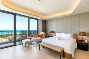 Down comforters, memory foam beds, in-room safe, individually decorated