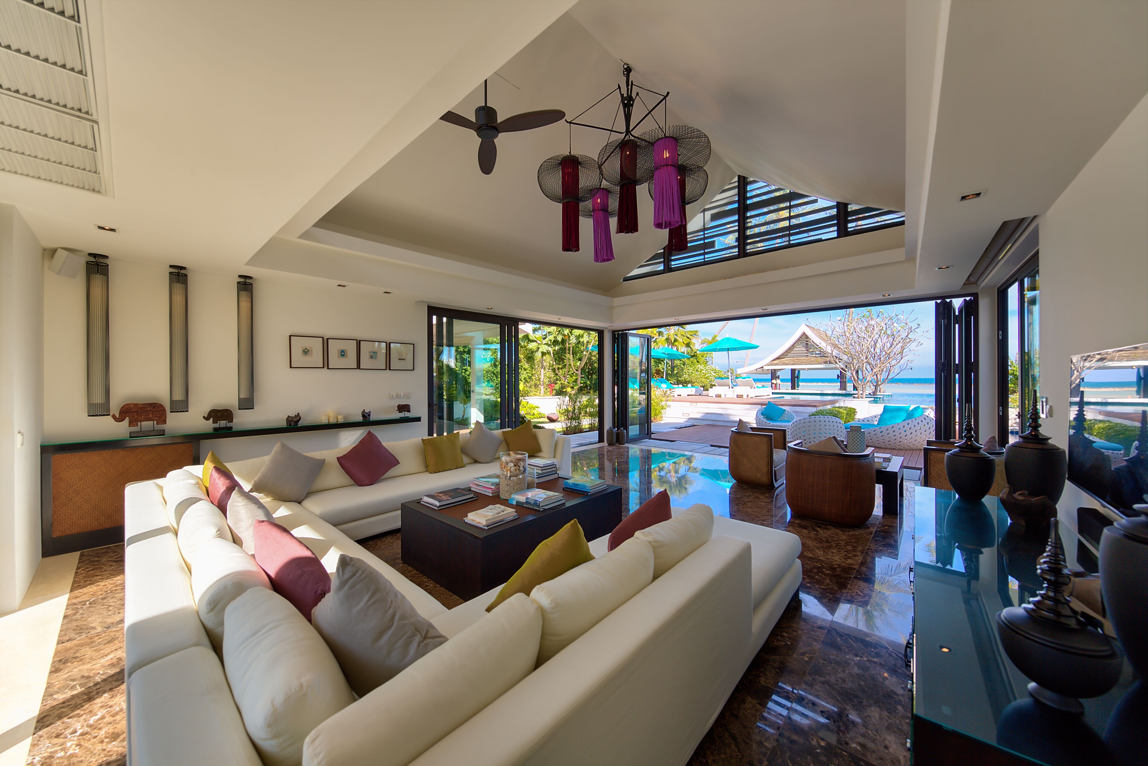 Koh Samui Luxury Beachfront Villa - Capacidad Para 10 - Ko Samui