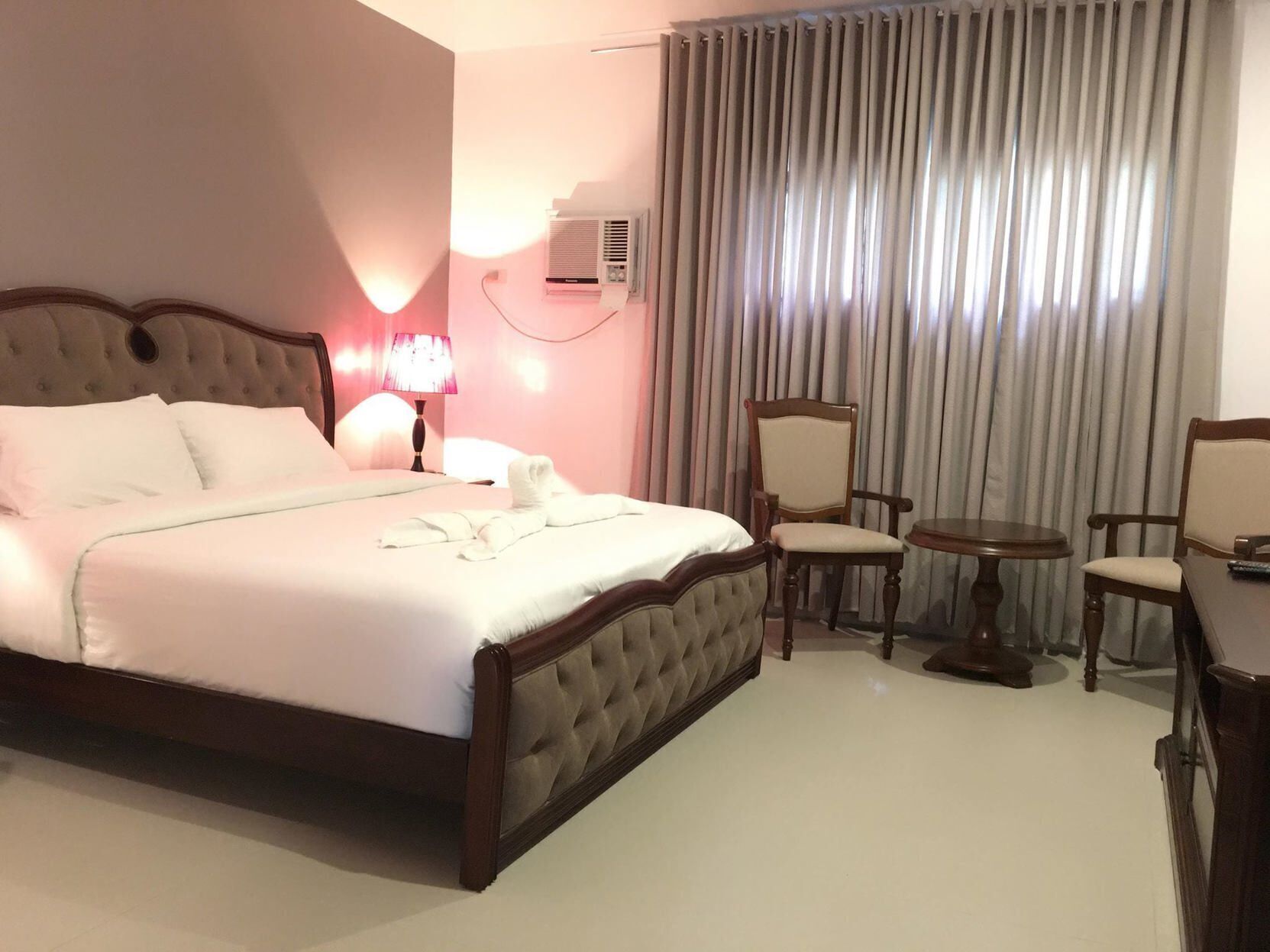 Blackout drapes, soundproofing, rollaway beds, bed sheets