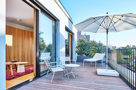 1 habitación, ropa de cama hipoalergénica y minibar