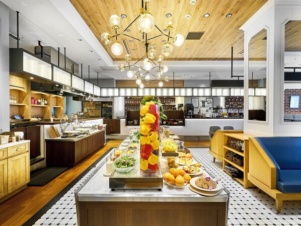 Morgenmadsbuffet hver dag (2500 JPY pr. person)