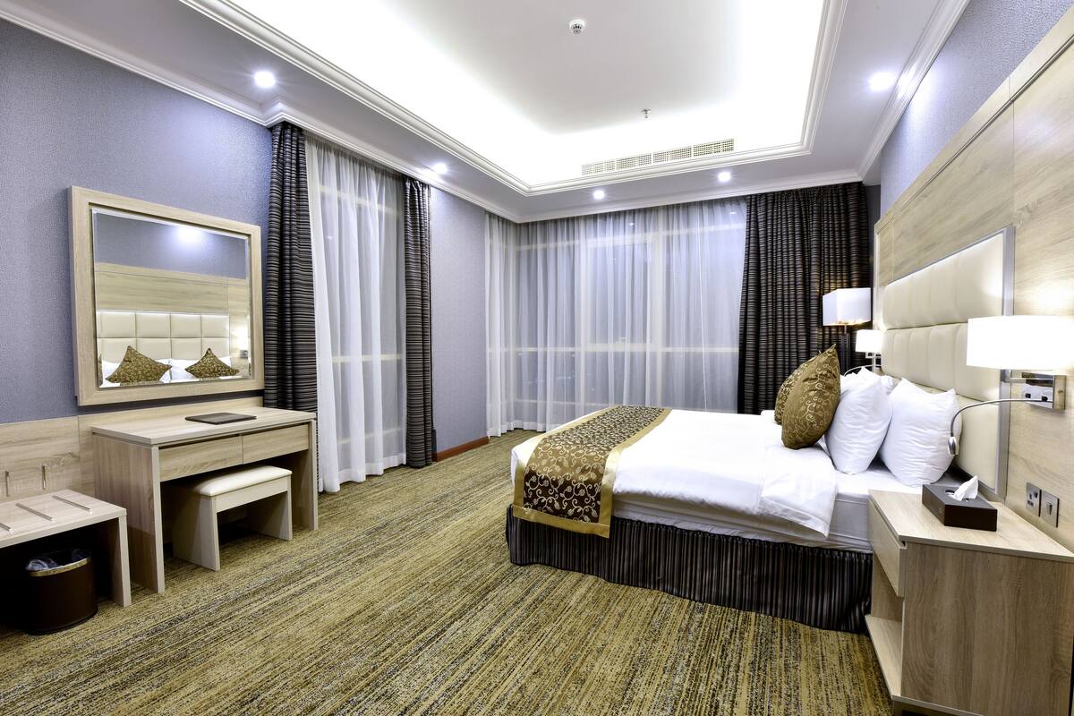 free minibar, in-room safe, desk, soundproofing