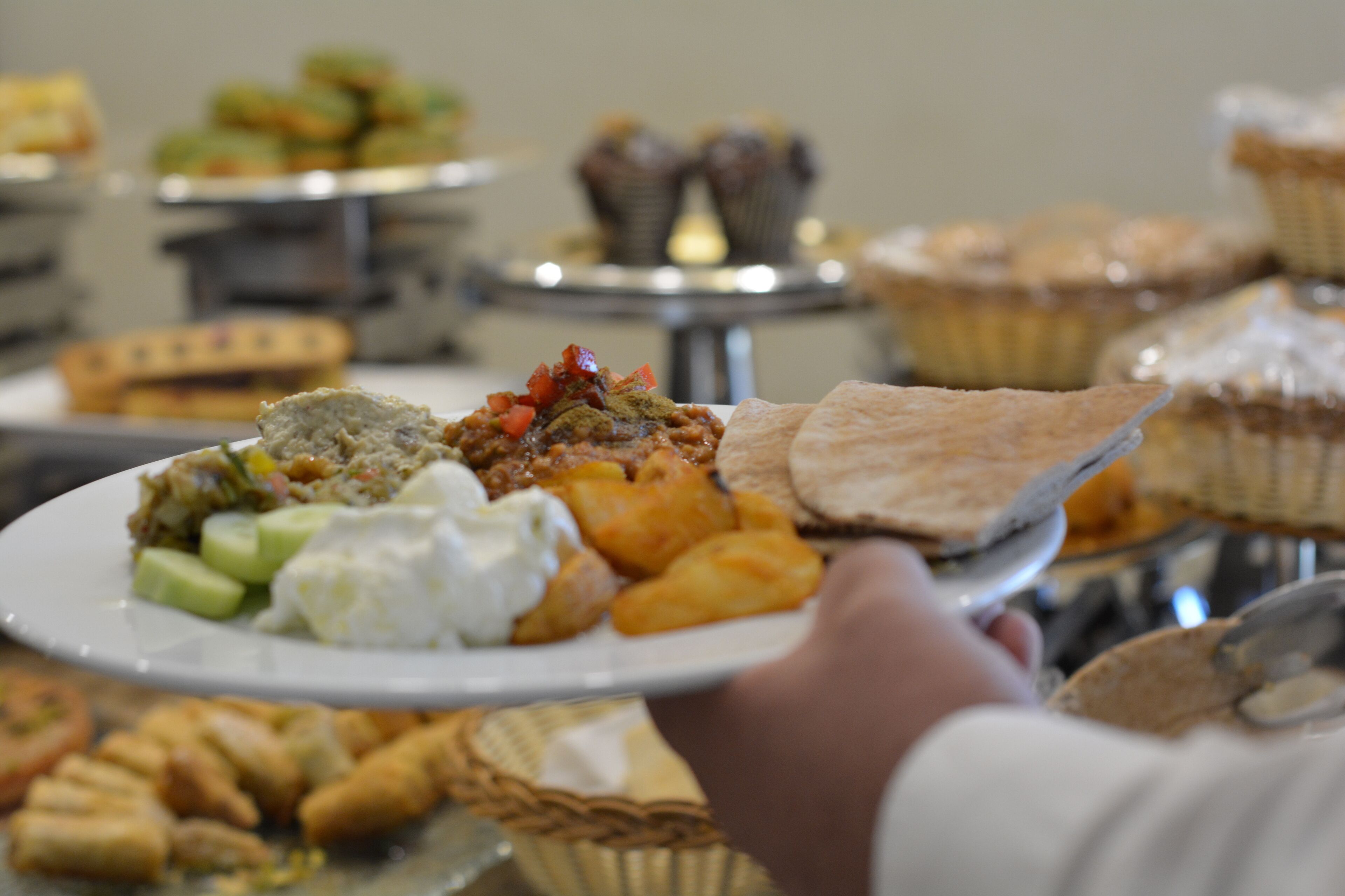 daily buffet breakfast (sar 53 per person)