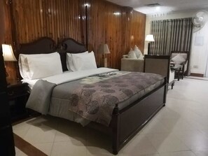 Deluxe Double or Twin Room, Mixed Dorm, Smoking, City View | 17 bedrooms, premium bedding, pillowtop beds, individually decorated - Greens Hotel Peshawar (Peshawar)