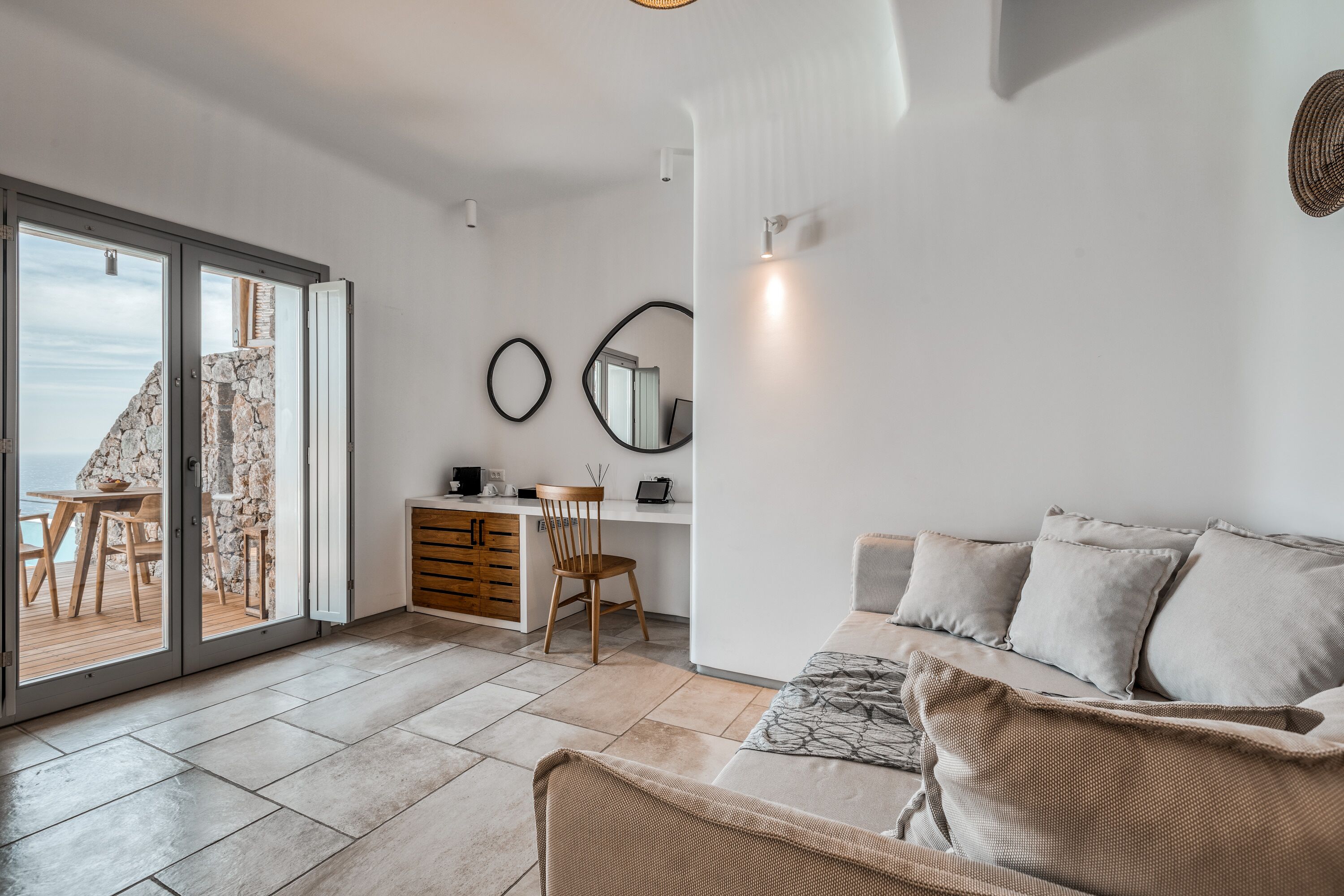 Signature Suite, Private Pool, Sea View | 1 bedroom, minibar, in-room safe, desk