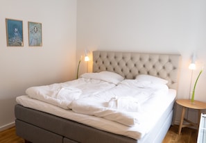 Suíte superluxo, 1 quarto, vista para a cidade | 1 quarto, roupas de cama premium, edredons de pluma