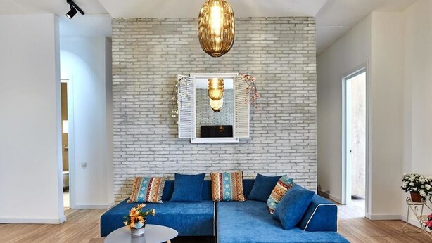 Apartment, 2 Bedrooms (#401) | Egyptian cotton sheets, premium bedding, iron/ironing board - Nice Place Apart Hotel (Tbilisi)