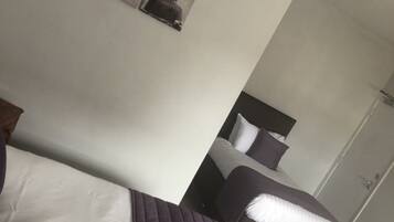 Individually decorated, individually furnished, desk, blackout curtains