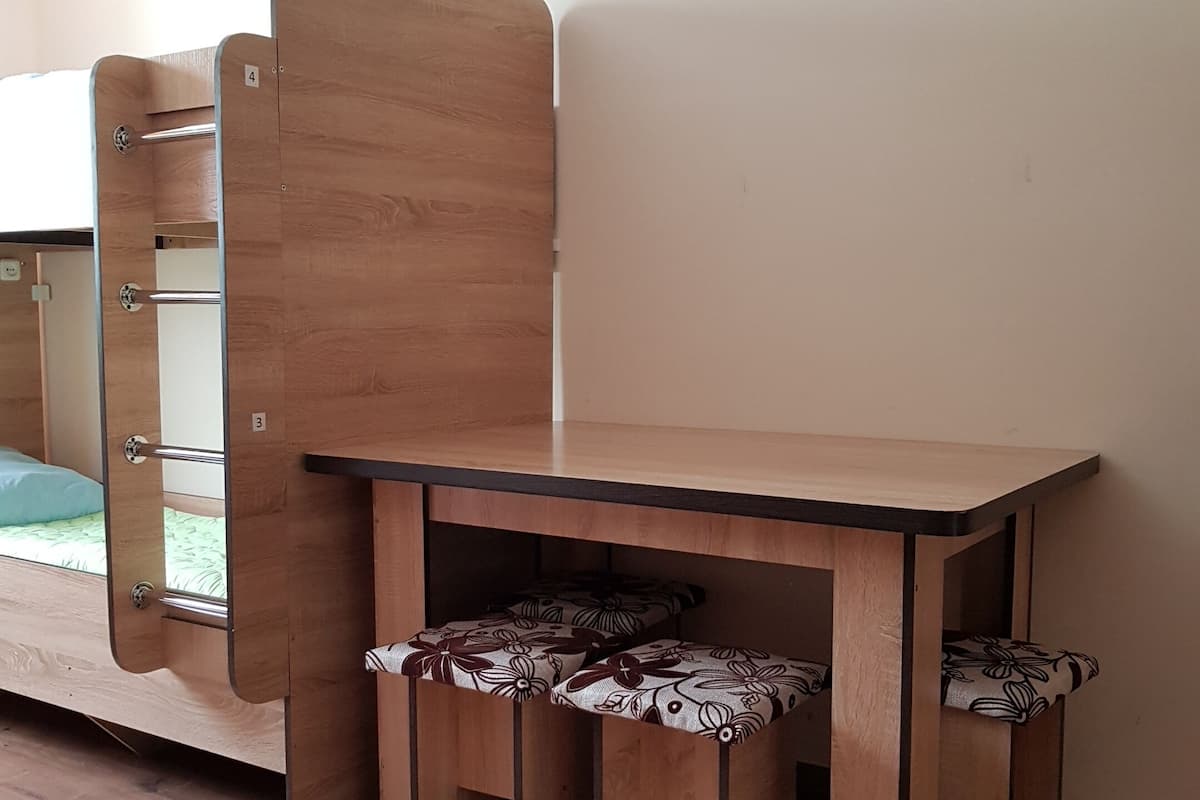 Quadruple Room | Desk, iron/ironing board (on request), WiFi (free), bed sheets