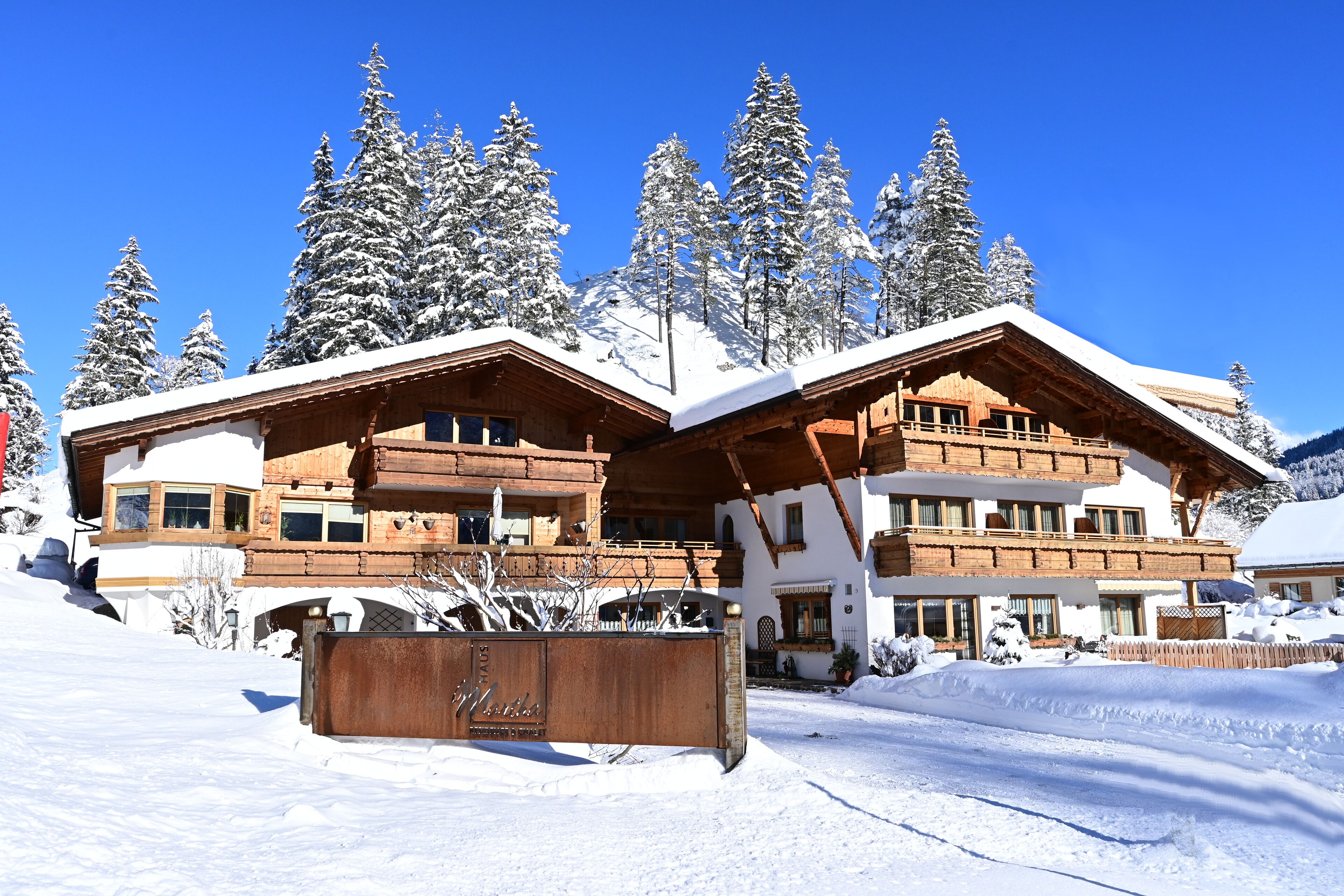 Voorkant van accommodatie