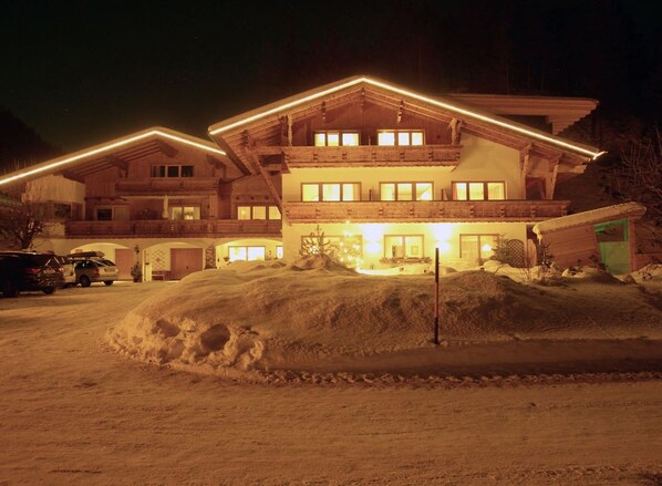 Front of property – evening/night