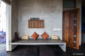 Lobby sitting area - Serenity House - A Wandertrails Stay (Puducherry)