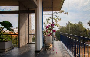 Executive Apartment (1 BHK) | Balcony view - Serenity House - A Wandertrails Stay (Puducherry)