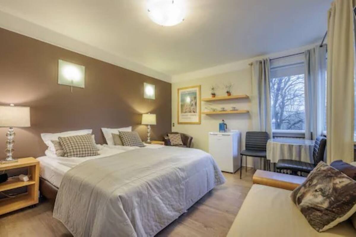 Comfort Double Room | Desk, laptop workspace, blackout drapes, iron/ironing board (on request)