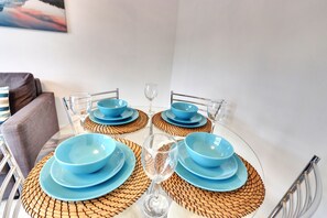 Apartamento | Opções para refeição no quarto