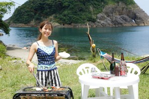 Outdoor dining - Kasumi Nihon Yuhi Hyakusen No Yado Minatokan (Kami)