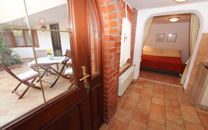 Apartment, 2 Bedrooms, Terrace | Living area | Flat-screen TV