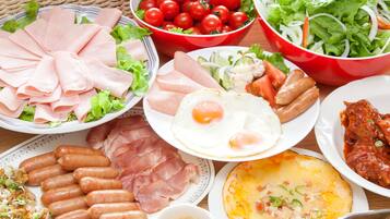 Free daily local cuisine breakfast