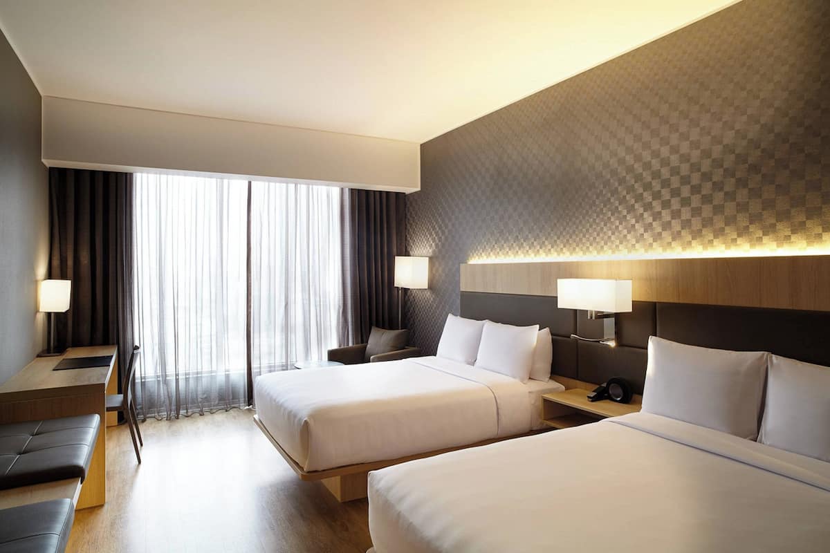 1 chambre, literie de qualité supérieure, couette en duvet d'oie