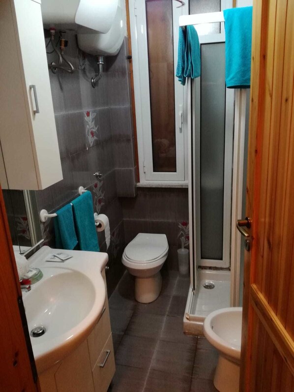 Apartment, 2 Bedrooms | Bathroom | Shower, bidet