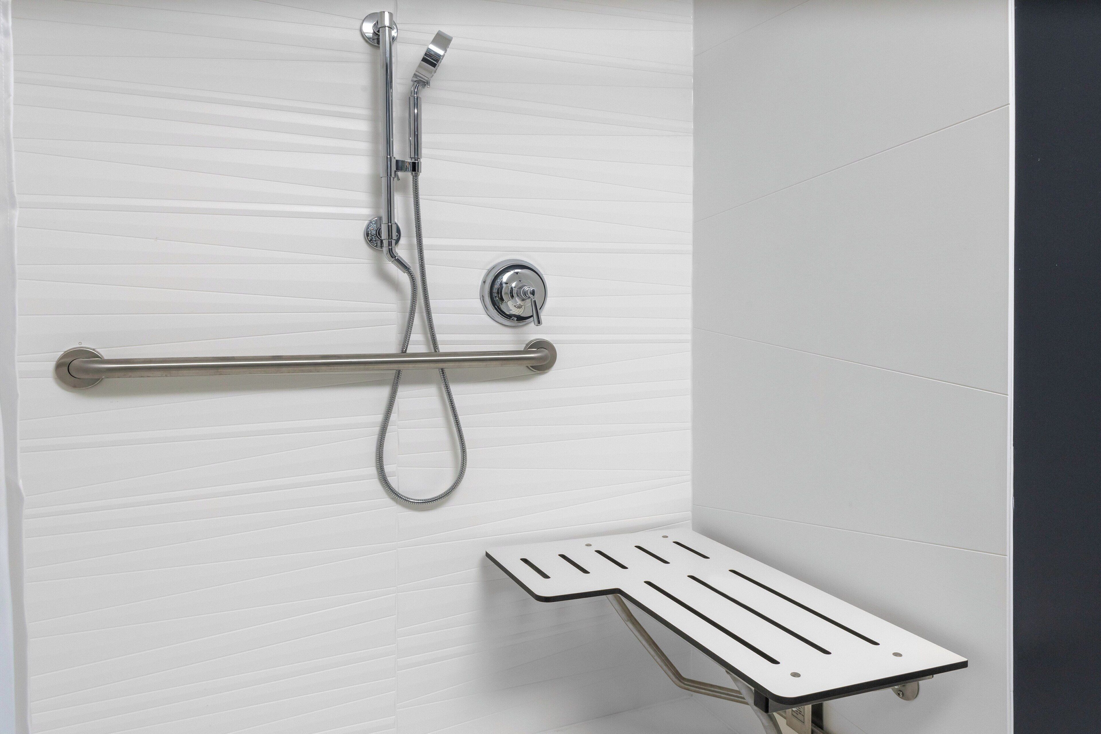 aloft, room, 1 king bed, non smoking | bathroom | shower, rainfall showerhead, designer toiletries, hair dryer