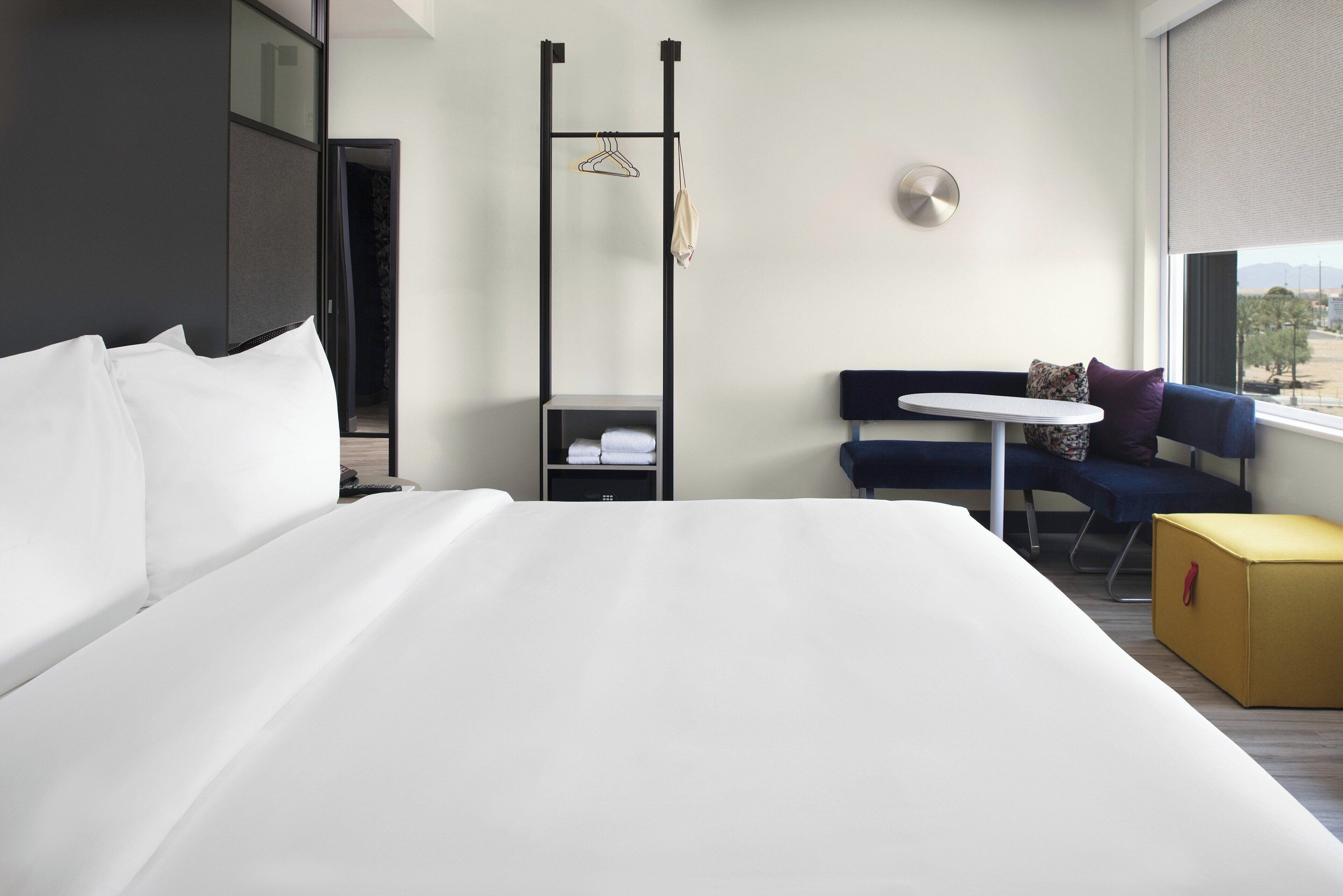 aloft, room, 1 king bed, non smoking | in-room safe, desk, blackout curtains, iron/ironing board