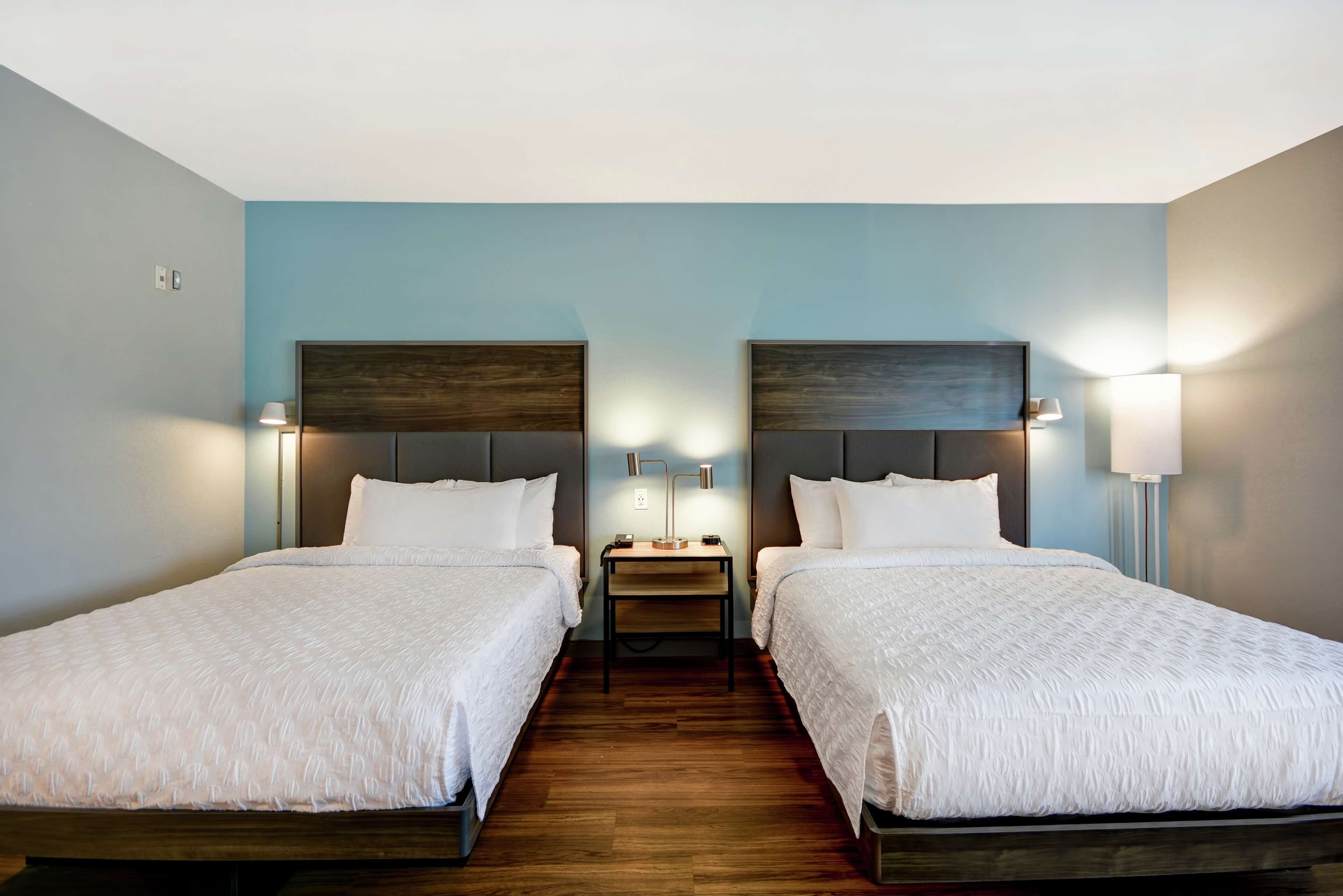 room, 2 queen beds | in-room safe, desk, blackout curtains, iron/ironing board