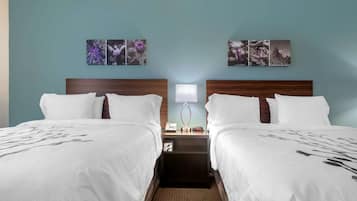 Free WiFi, bed sheets