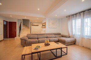 TV connectée, cheminée